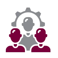 Collaborative team icon design